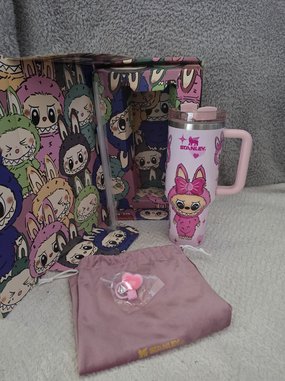Stanley x Labubu Limited Edition 40oz Quencher Tumbler Set